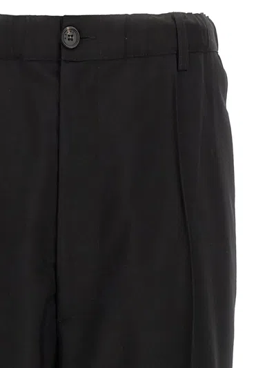 Marni Wide Leg Trousers With Back Pocket In Black