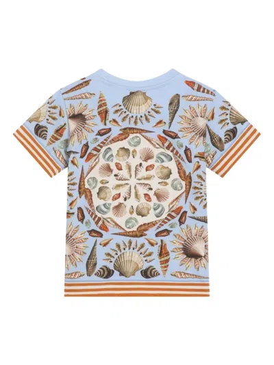 Dolce & Gabbana Printed T-shirt In Blue
