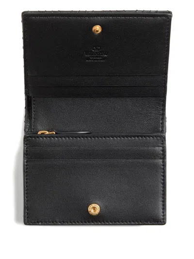 Valentino Garavani Garavani Quiltie 67 Wallet In Quilted Nappa Woman Black Uni