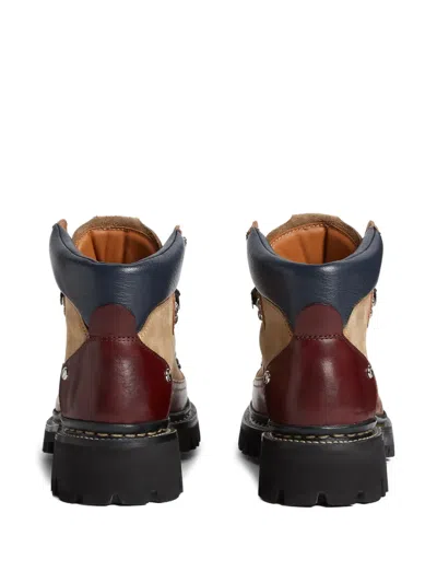 Dsquared2 Round Toe Ankle Boots In Multi