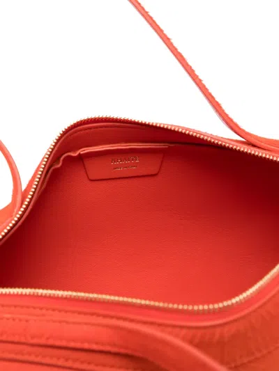 Khaite Womens Simona Suede Shoulder Bag Rebel In Red