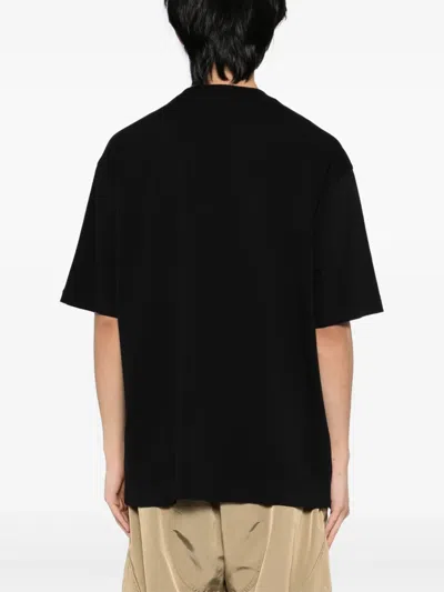 A Bathing Ape Logo-printed T-shirt In Black