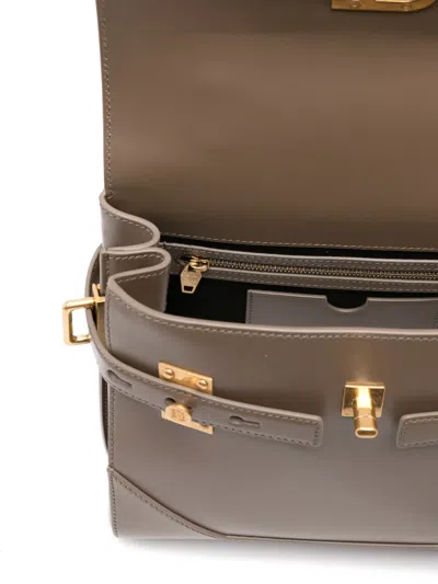 Balmain B-buzz 23 Tote Bag In Brown