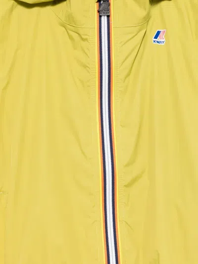 K-way Le Vrai Jacket In Yellow