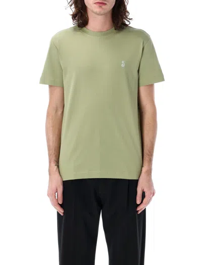 Burberry Crew Neck Short Sleeves T-shirt In Green