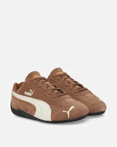 Puma Speedcat Archive Brown Sneakers With Side Logo In Suede Unisex