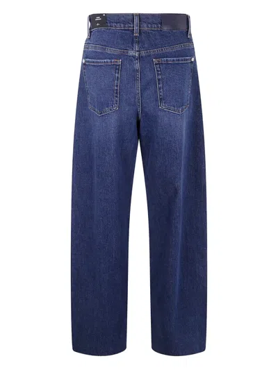 7 For All Mankind "hilo" Wide Leg Trousers In Blue