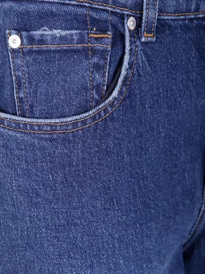 7 For All Mankind "hilo" Wide Leg Trousers In Blue