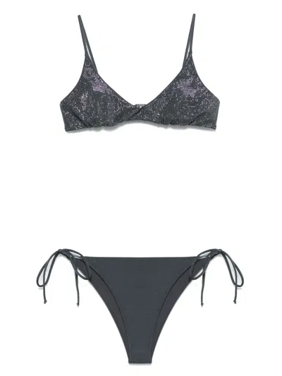 Mc2 Saint Barth Marielle Bikini Set In Black