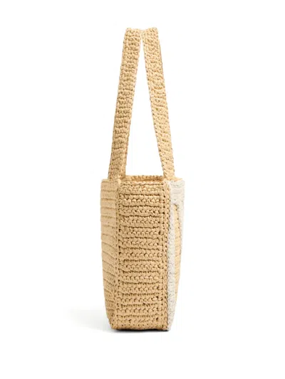 Valentino Garavani Viva Superstar Medium Shopping Bag In Raffia