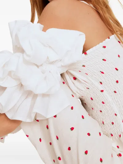 Sleeper Linen Blouse In White