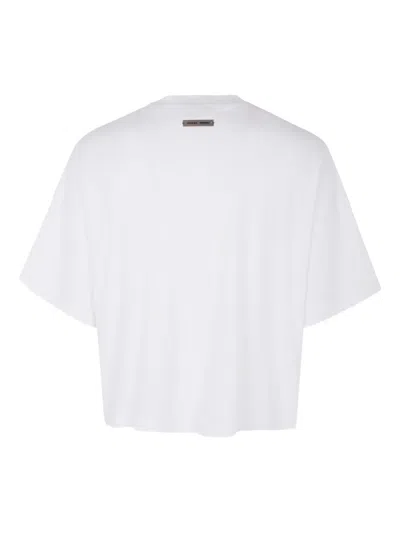 Essentials Logo-patch T-shirt In Gray