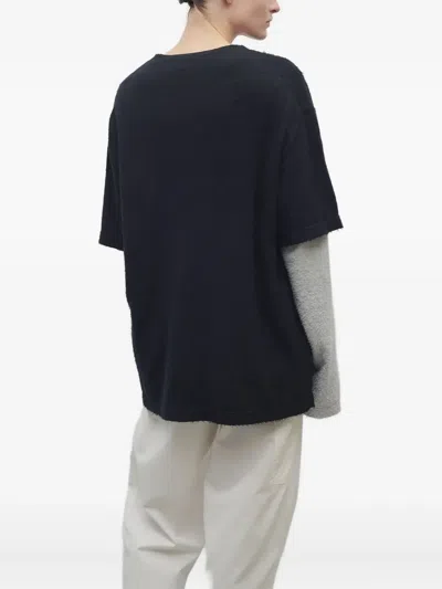 The Row Short-sleeved T-shirt In Black