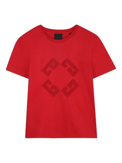 Givenchy Logo-print T-shirt In Red