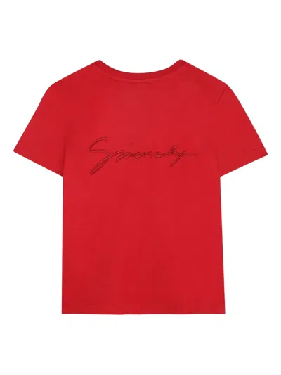 Givenchy Logo-print T-shirt In Red