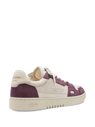 Axel Arigato Women Dice Lo Low-top Suede And Leather Sneakers In Purple