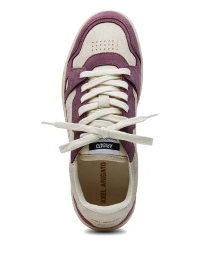 Axel Arigato Women Dice Lo Low-top Suede And Leather Sneakers In Purple