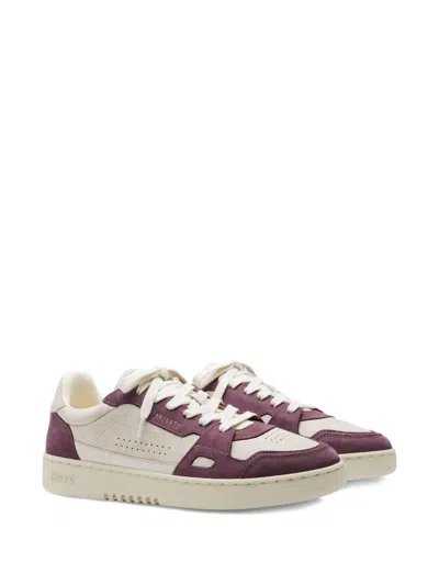 Axel Arigato Women Dice Lo Low-top Suede And Leather Sneakers In Purple