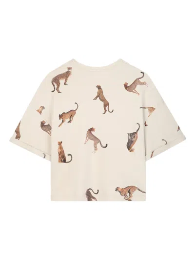Givenchy Leopard-print T-shirt In Pink
