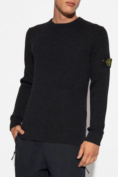 Stone Island Sweatshirt In Black