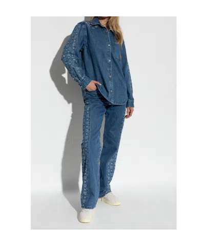 Autry Low-top Suede Sneakers Perforated Detailing In Gray