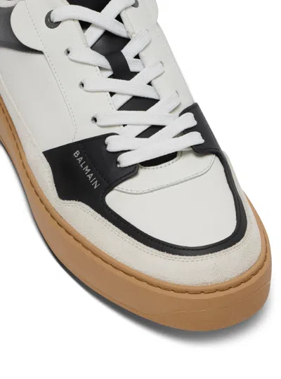 Balmain B Court Flip Low-top Sneakers In Gray