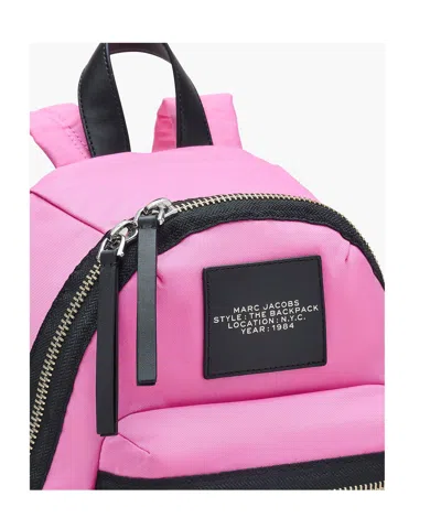 Marc Jacobs The Biker Nylon Medium Backpack In Pink