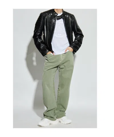 Balmain Logo-engraved-button Jeans