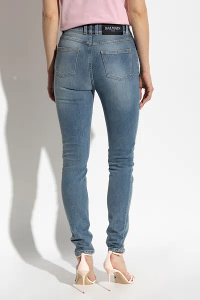 Balmain Whiskering-effect Jeans