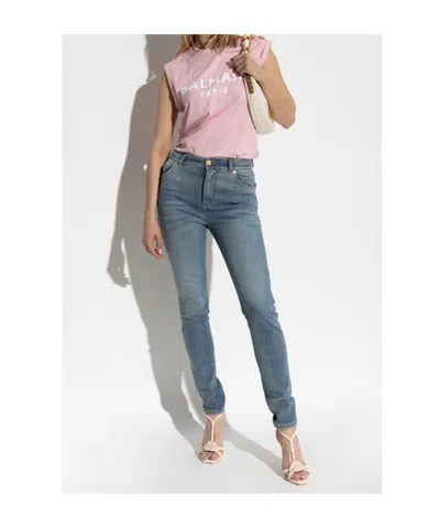 Balmain Whiskering-effect Jeans