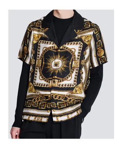 Balmain Shirt With Logo In Multi