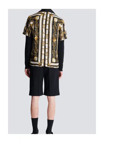 Balmain Shirt With Logo In Multi