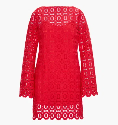 Hill House Home The Eliza Mini Dress In Red