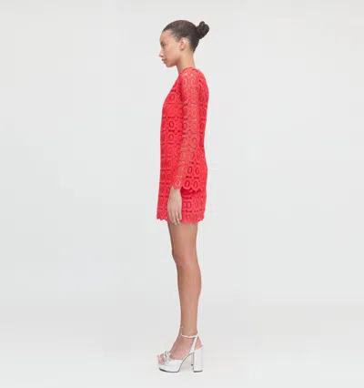 Hill House Home The Eliza Mini Dress In Red