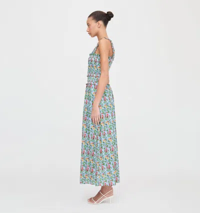 Hill House Home The Azalea Maxi Nap Dress Geranium Stripe In Multi