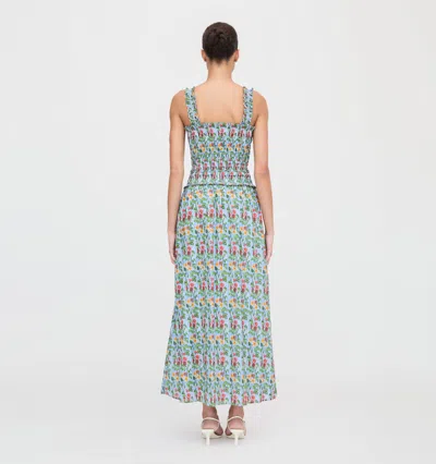 Hill House Home The Azalea Maxi Nap Dress Geranium Stripe In Multi