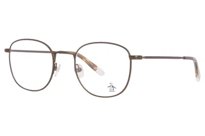 Original Penguin Men's Hubert Eyeglasses In Gold In Black