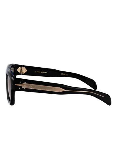 Eyewear By David Beckham Rectangle-frame Sunglasses In Black