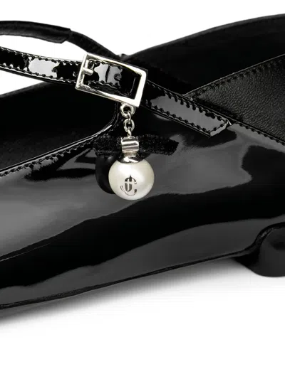 Jimmy Choo Eleri Ballerina In Black