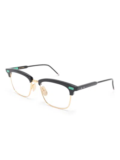 Thom Browne Square-frame Glasses In Black