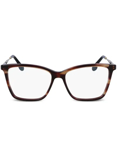 Victoria Beckham Eyeglasses In Brown