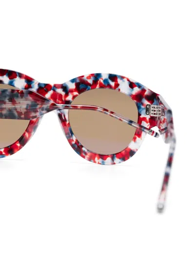 Thom Browne Round-frame Sunglasses In Multi