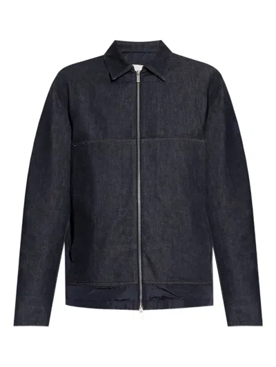 Moncler Zip-up Bomber Jacket In Black