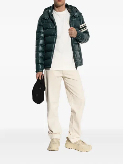 Moncler Green Archivio Landre Down Jacket In Green