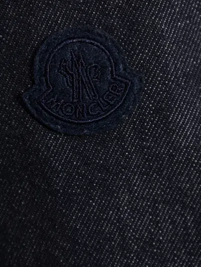 Moncler Zip-up Bomber Jacket In Black