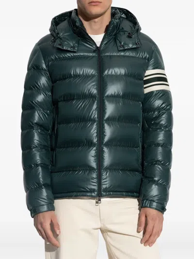 Moncler Green Archivio Landre Down Jacket In Green