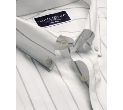 Charles Tyrwhitt Men's Stripe Poplin Shirt In Multi