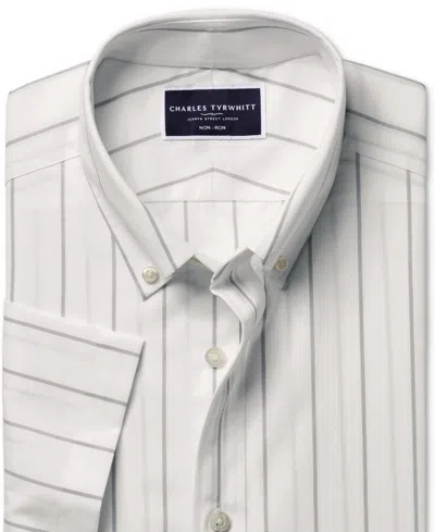Charles Tyrwhitt Men's Stripe Poplin Shirt In Multi