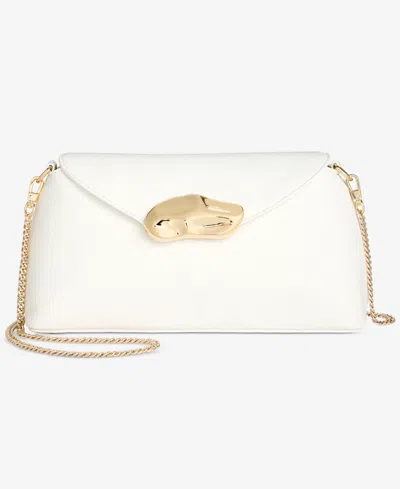 Inc International Concepts Avahh Sculpted Clutch, Exclusively At Macy's In White