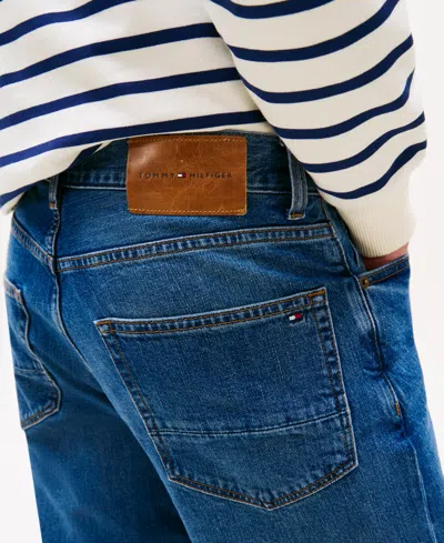 Tommy Hilfiger Stretch Straight Jean In Blue